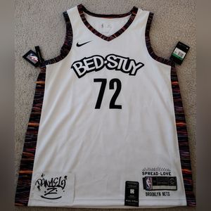Nike Brooklyn Nets Biggie Spread Love Home Jersey